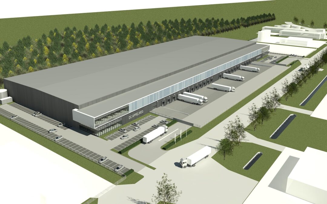 Heembouw en Exeter Property Group bouwen 28.000 m² distributiecentrum Moerdijk.